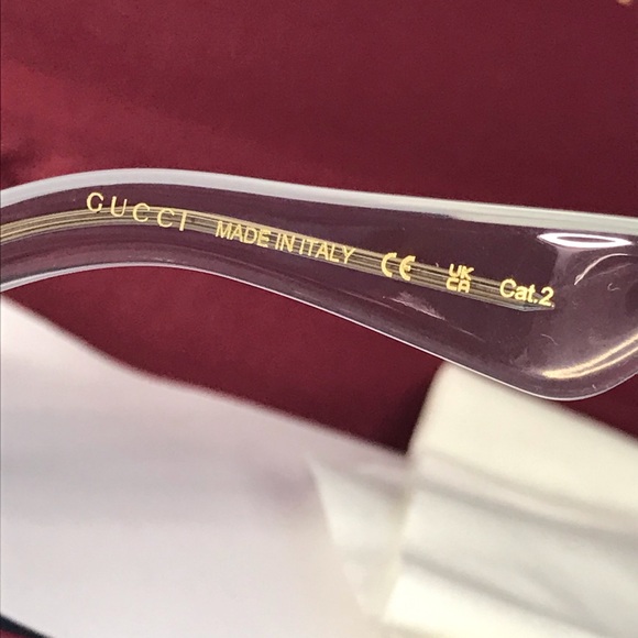 💯 - New Authentic ucci Brown Sunglasses GG0181S 004 50. - Picture 15 of 17